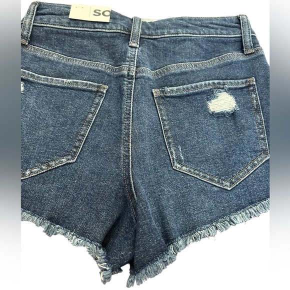 SO Good For Life Super High Rise Cut-Off Denim Short • NWT • Size: 3/26W - Picture 5 of 6